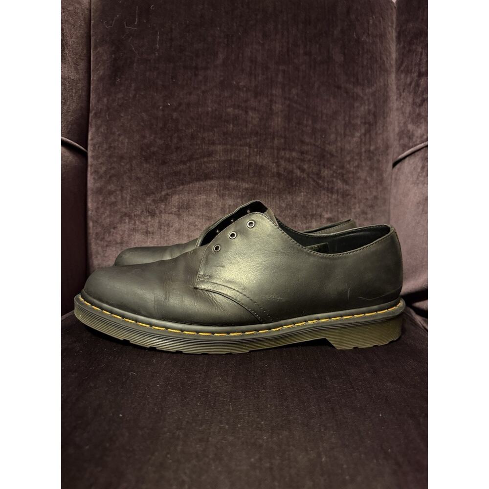 Dr. Martens 1461 Smooth Leather Oxford Shoes classic 3-eye black leather Size 13
